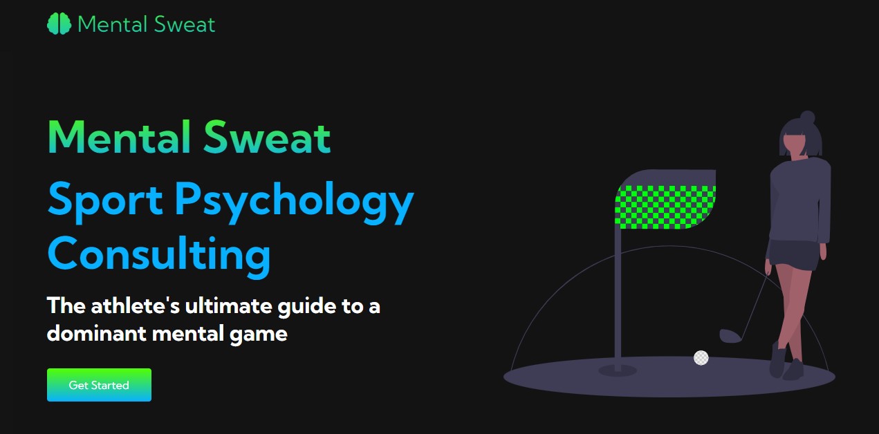 Mental Sweat Landing Page